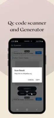 Qr code Scanner & Generator android App screenshot 3